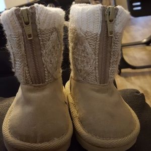Baby Faux Sherpa Boots **Cross posted**